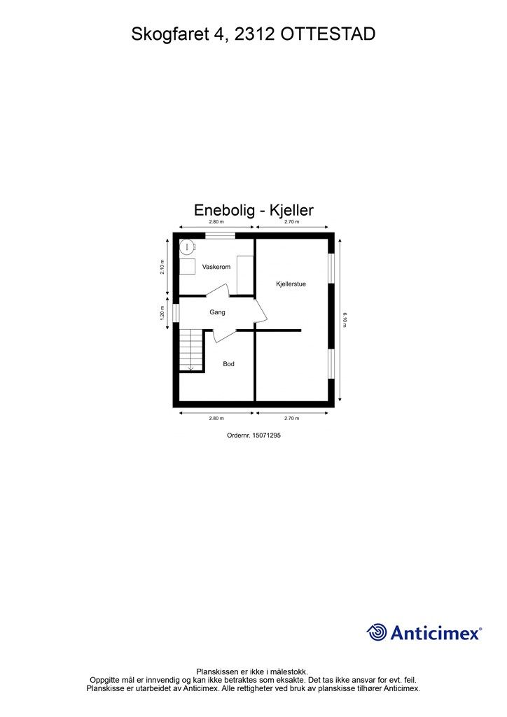 Plantegning - Kjeller.