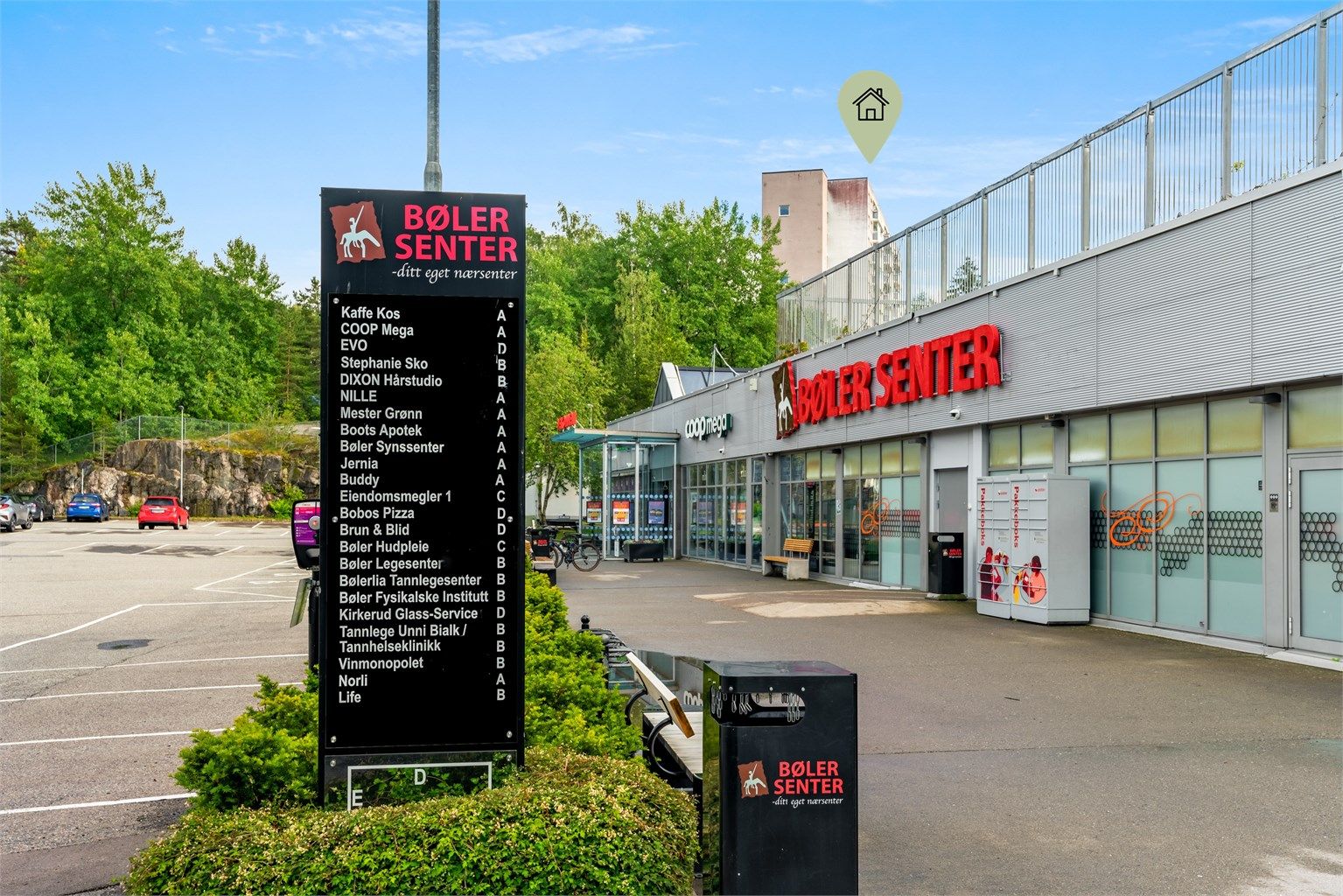 Bøler senter med det alt du trenger av servicetilbud.