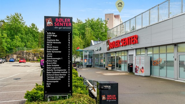 Bøler senter med det alt du trenger av servicetilbud.