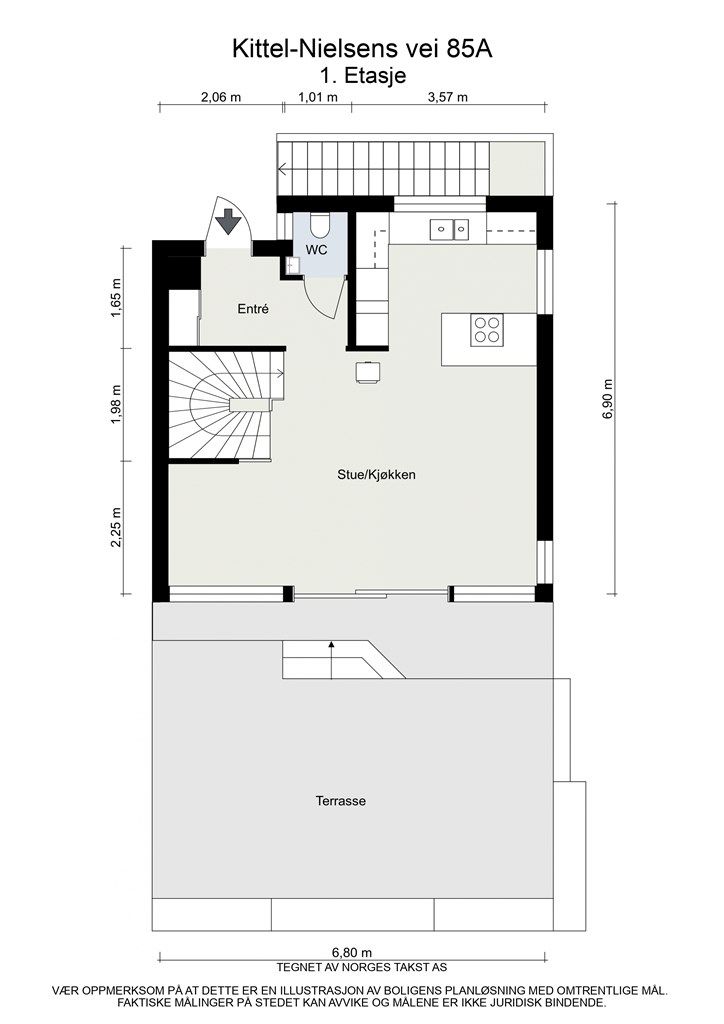 Plantegning 1. Etasje