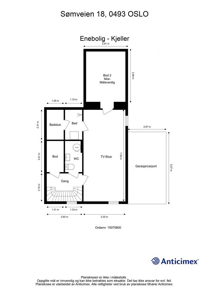 Planskisse - Kjeller