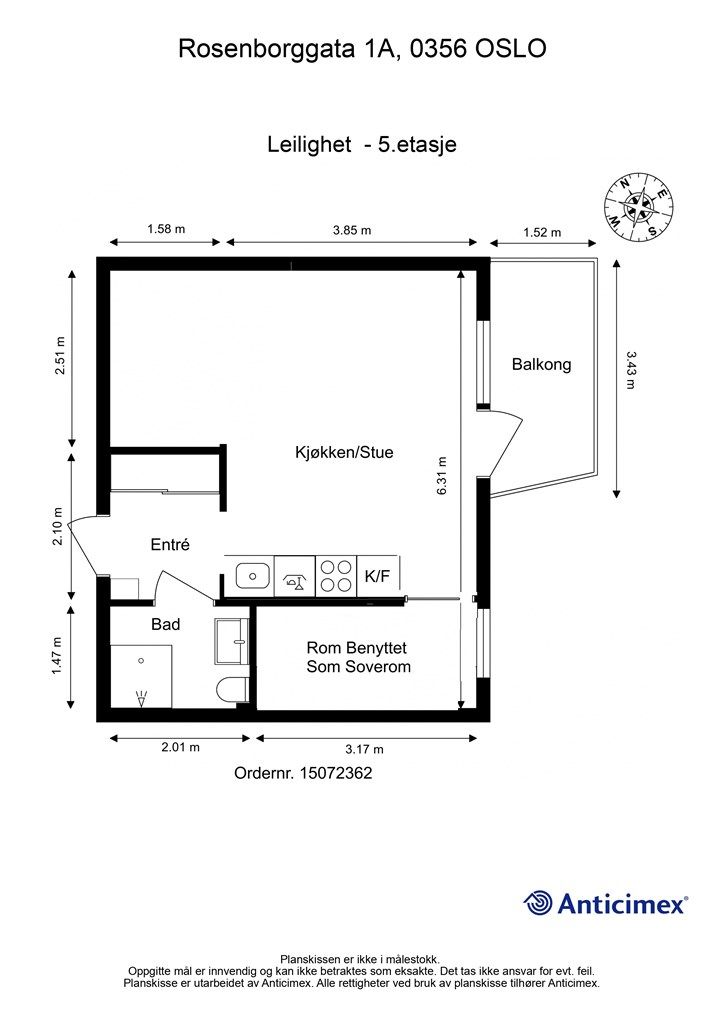 Alternativ plantegning. Flere beboere i sameiet har gjort lignende