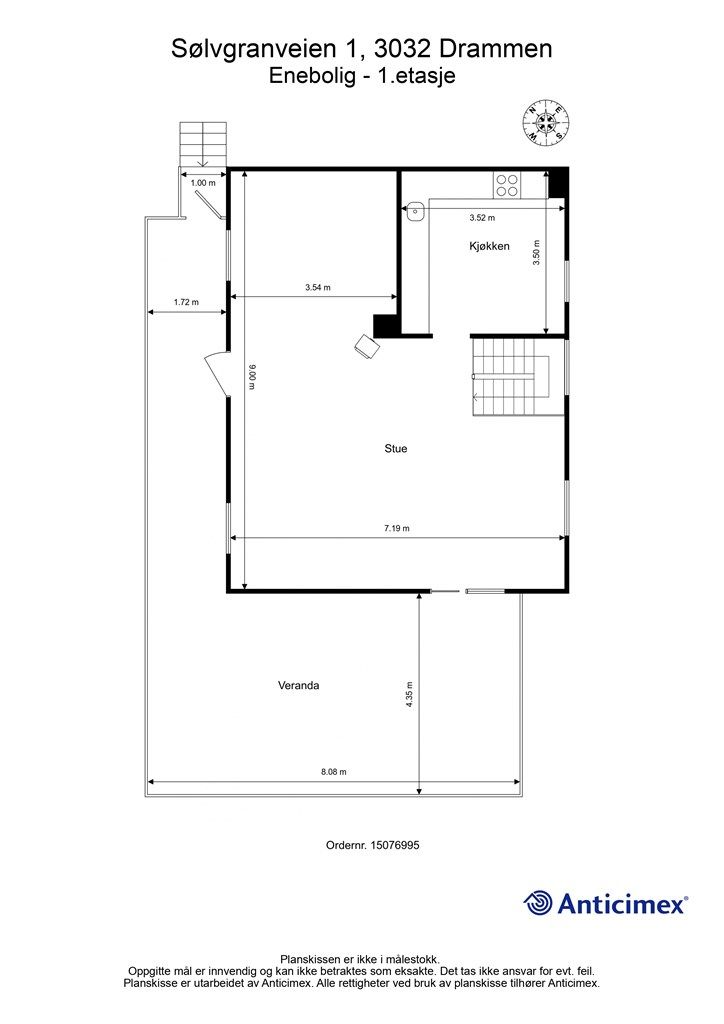 Plantegning - 1. etasje