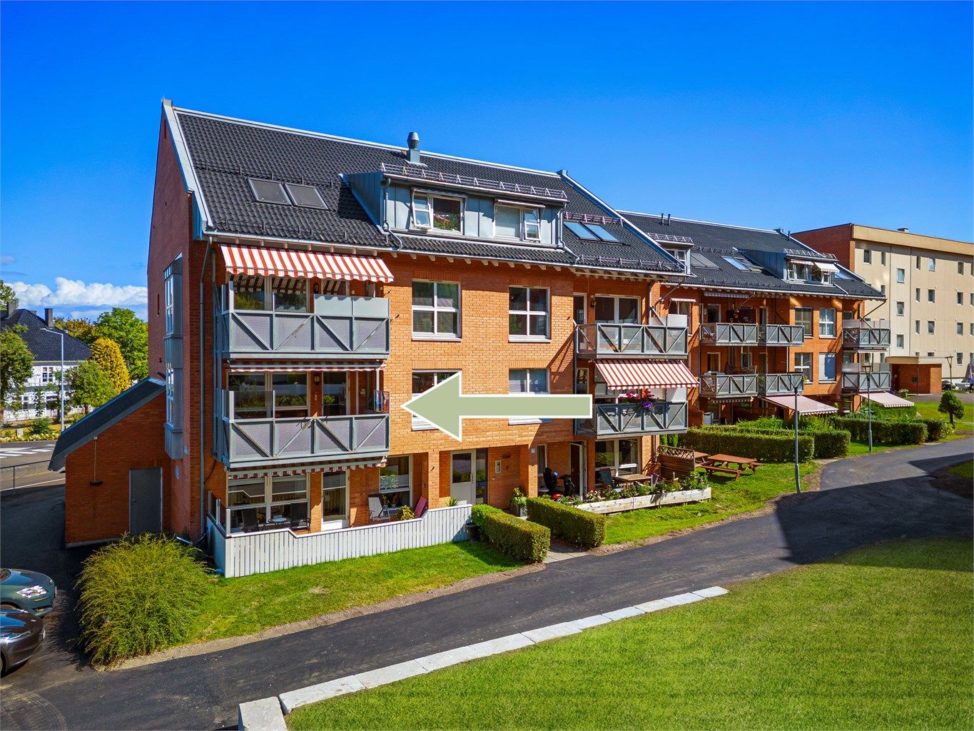 Velkommen til visning av stilren og meget pen leilighet. Foto:  Ole Thoresen