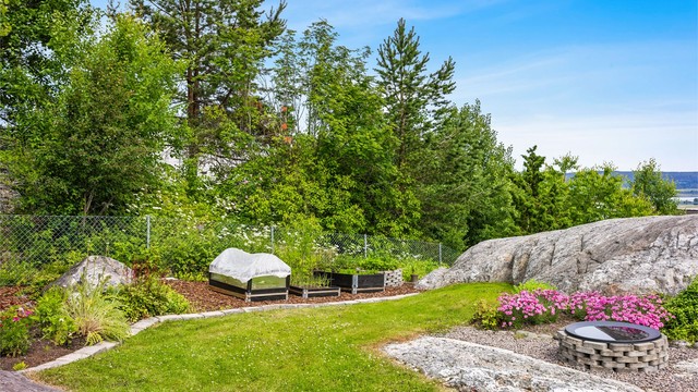 Hagen har fine detaljer og naturlige berg.