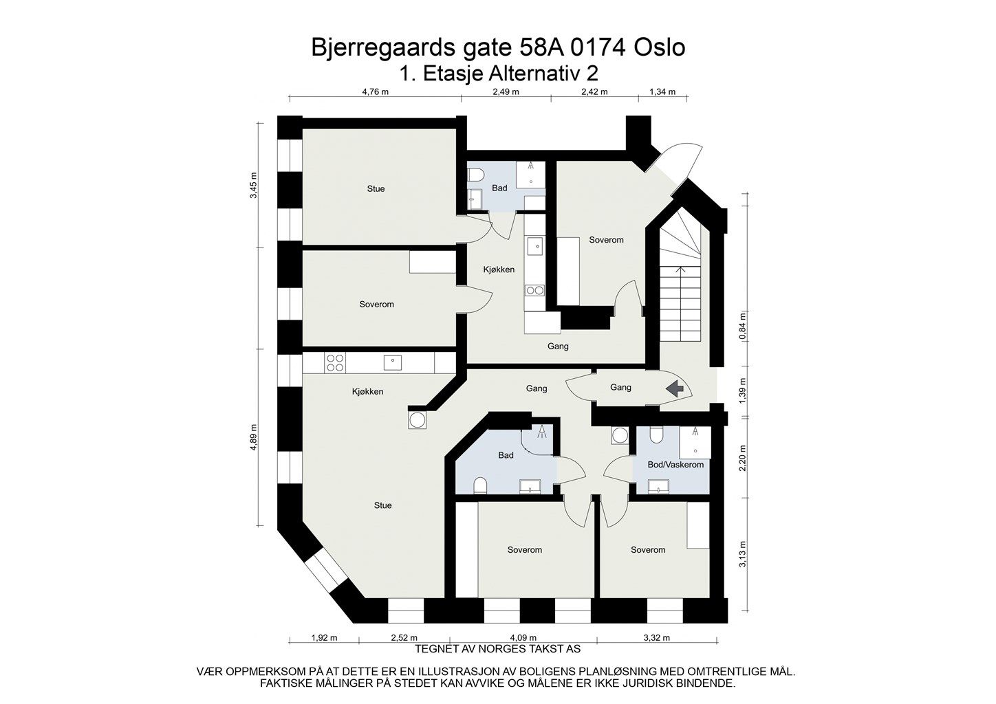 Alternativ plantegning