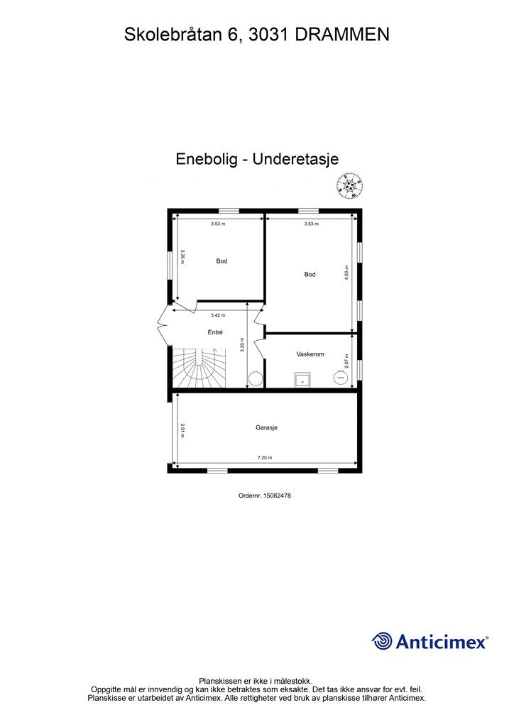 Plantegning - Underetasje