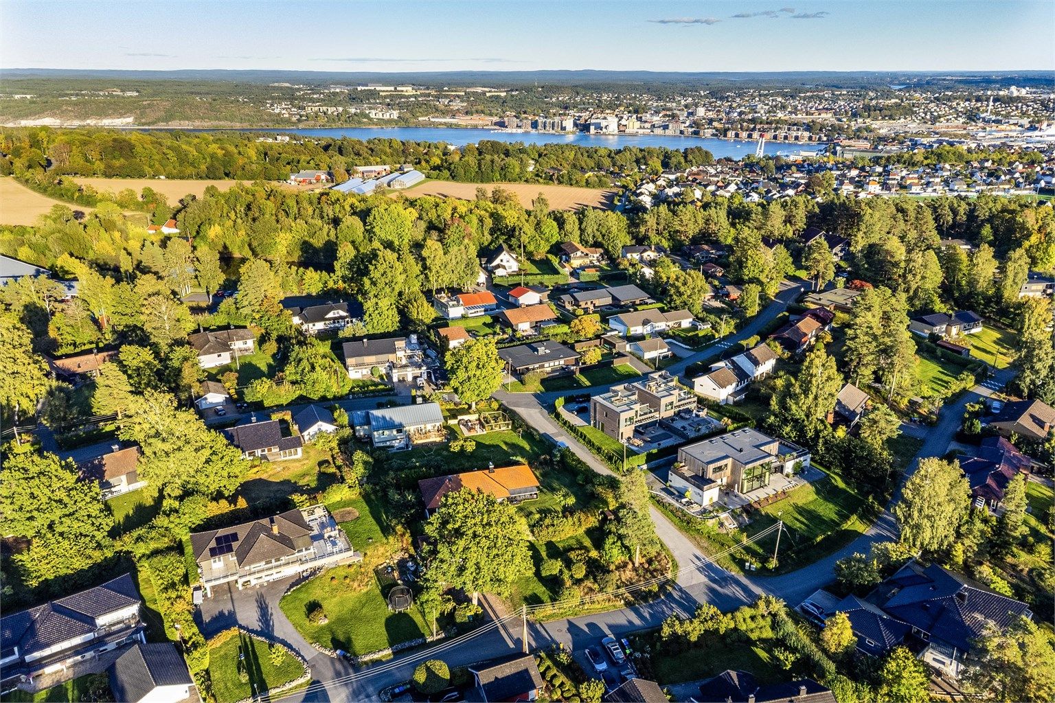 Sentrum av Moss er innenfor sykkelavstand eller gode fem minutter med bil.