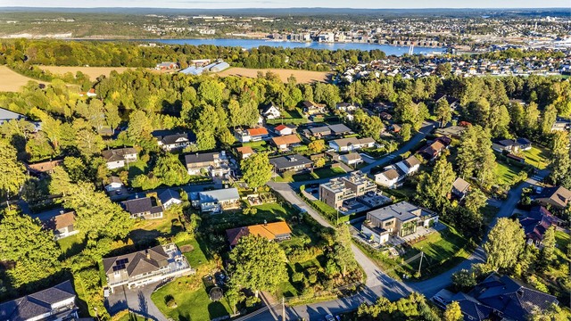 Sentrum av Moss er innenfor sykkelavstand eller gode fem minutter med bil.