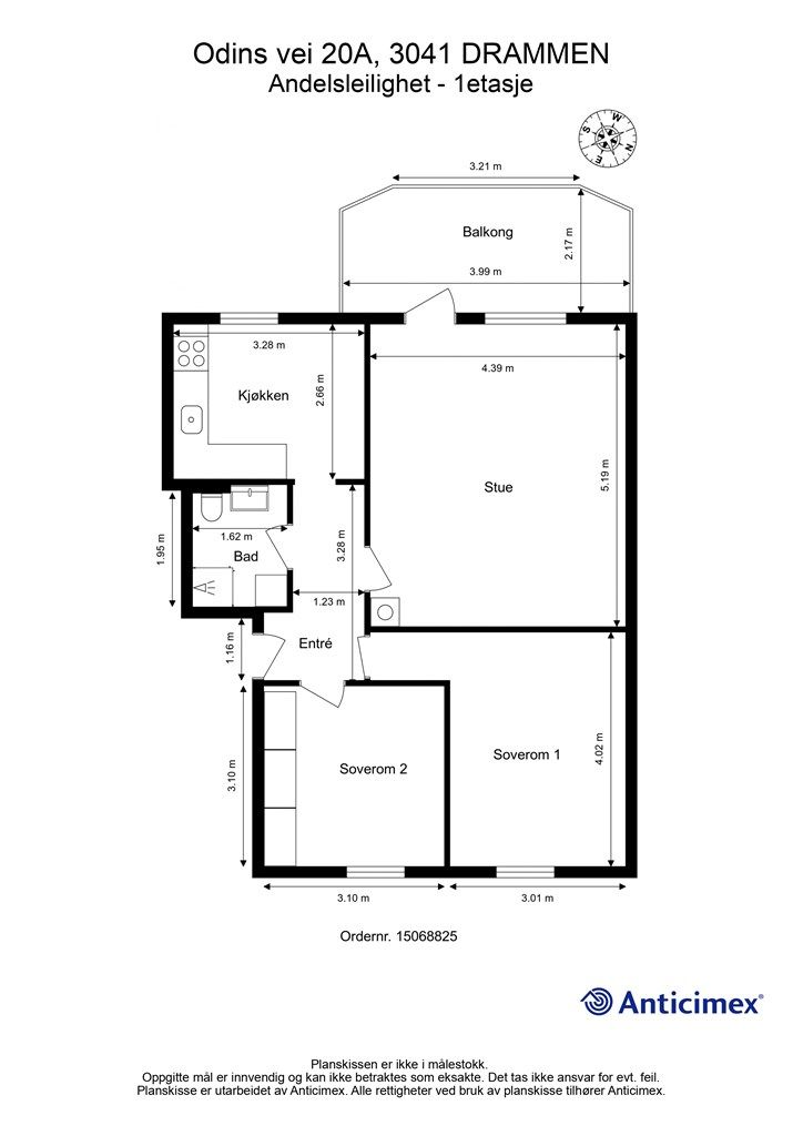 Plantegning - 1. etasje
