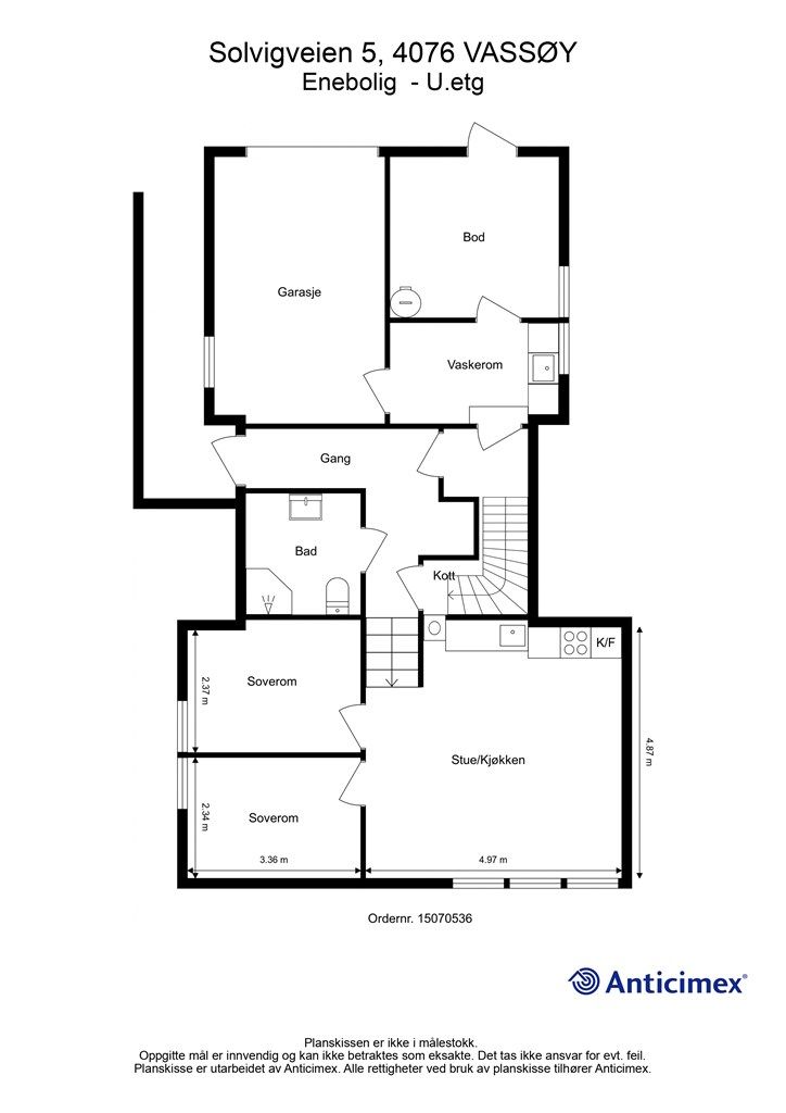 Plantegning - Underetasje