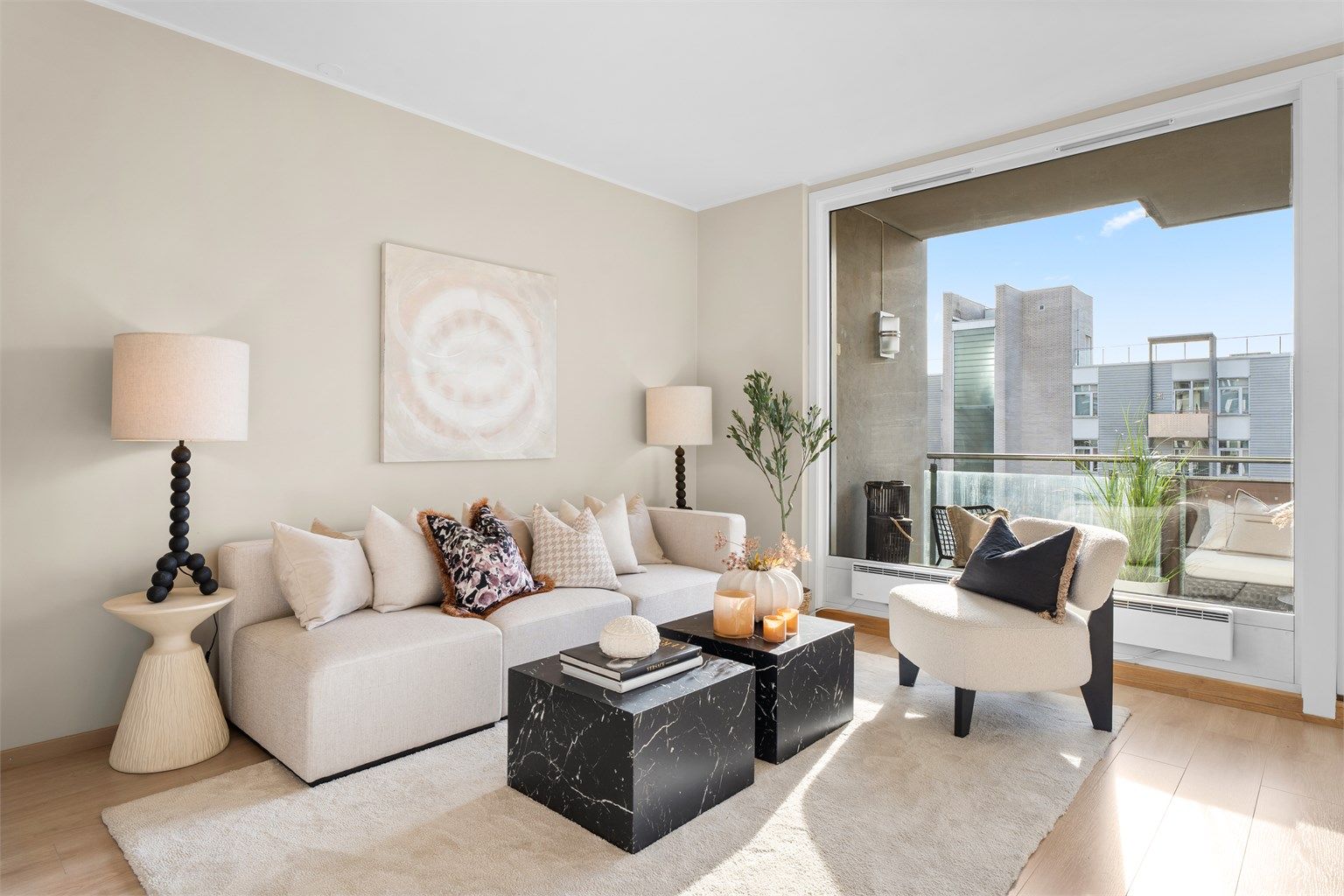 Svært god takhøyde i boligen på 2.6 m