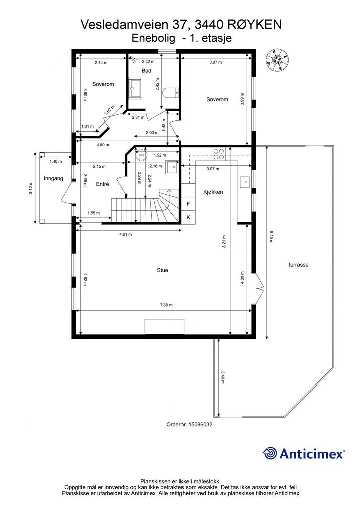 Plantegning 1. etasje
