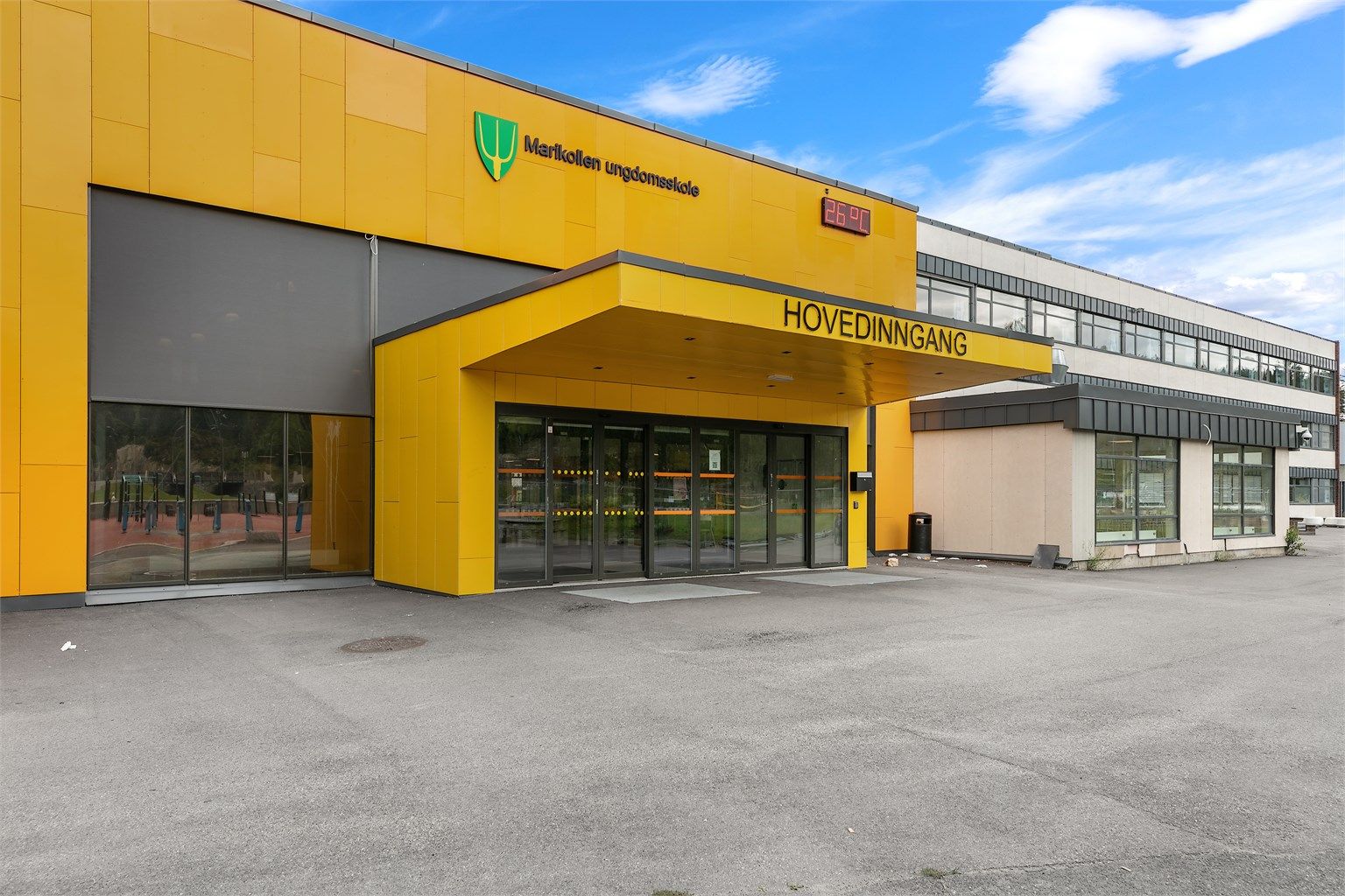 Marikollen ungdomsskole.