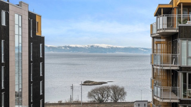 Utsiktsbilde fra balkongen.