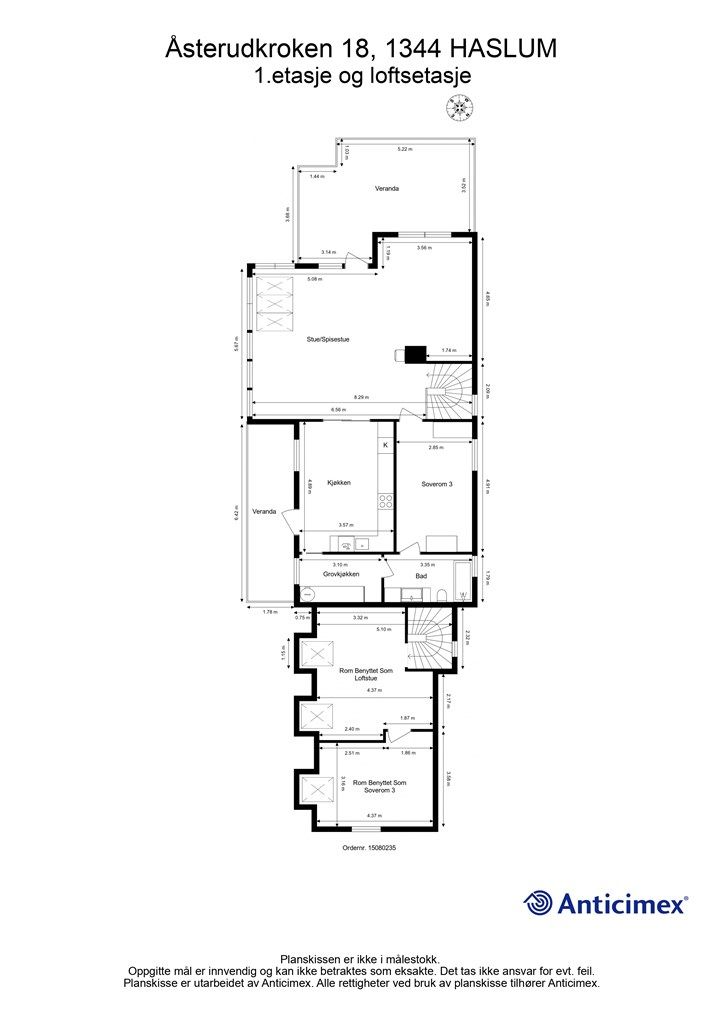Plantegning 1. etasje