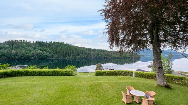Uteområdene er designet for å maksimere utsikten og kontakten med naturen