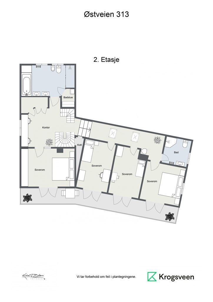 Plantegning 2. etasje