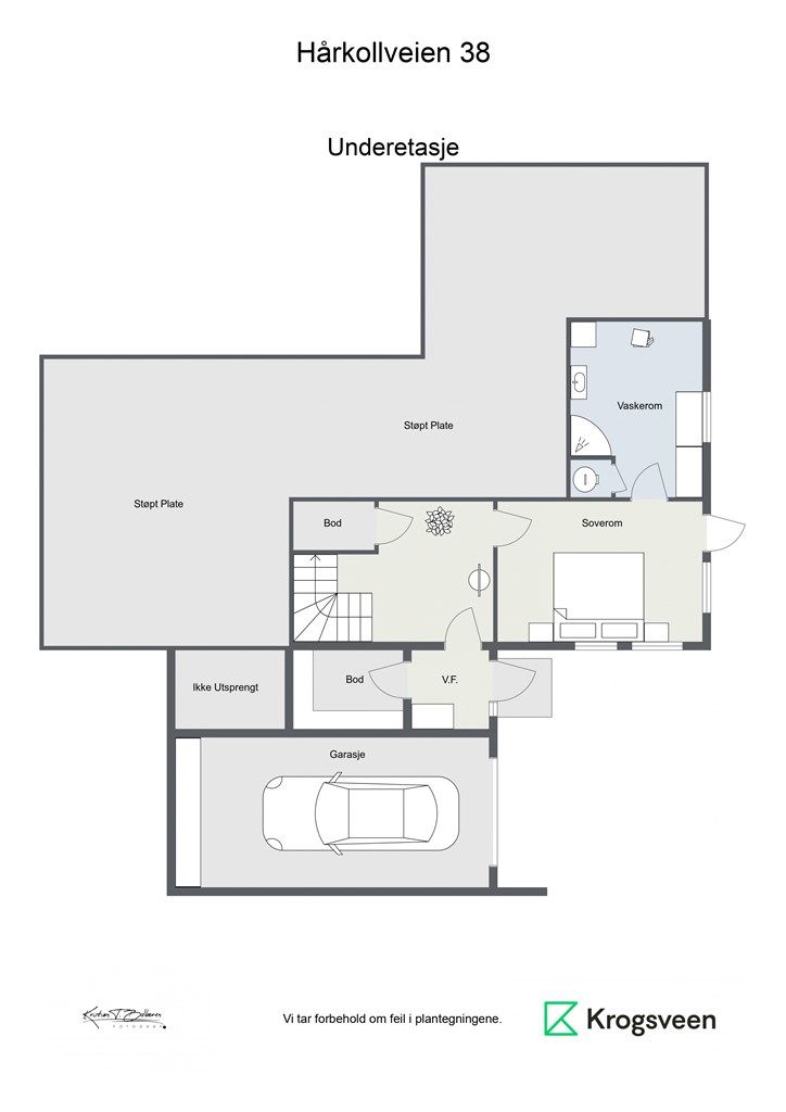 Hårkollveien 38 - Underetasje