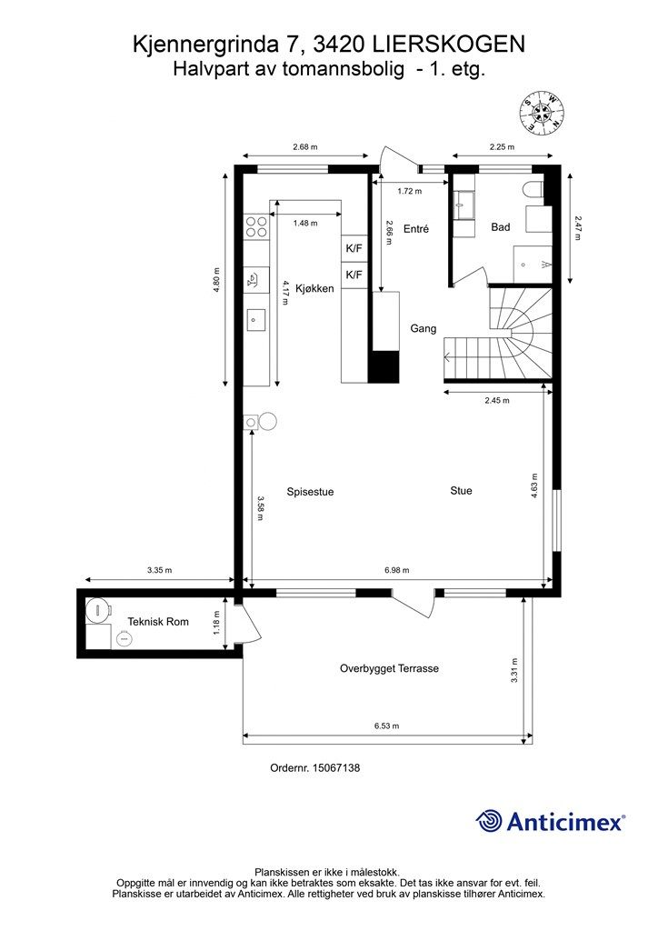 Plantegning - 1. etasje