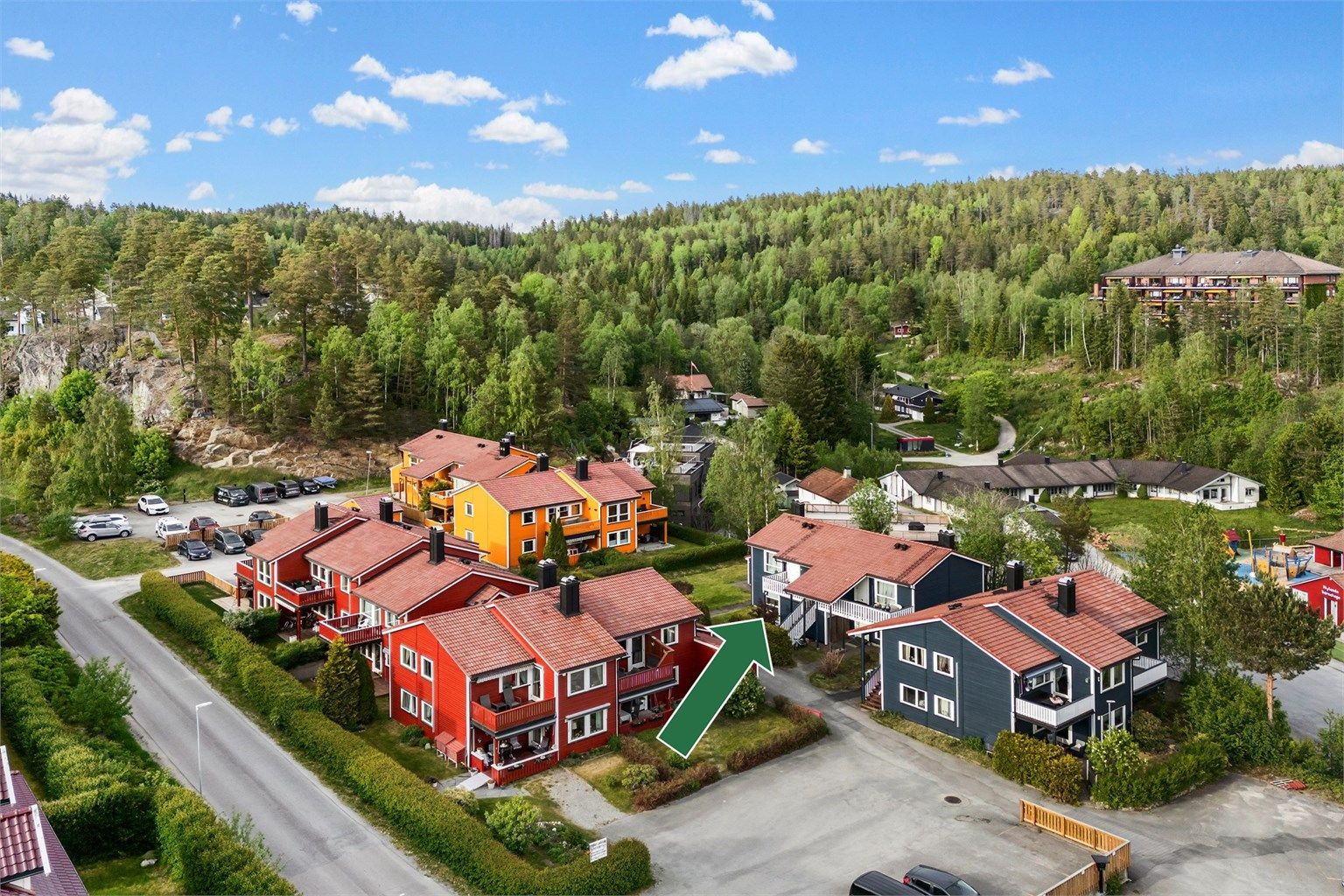 Marka rett ved boligen