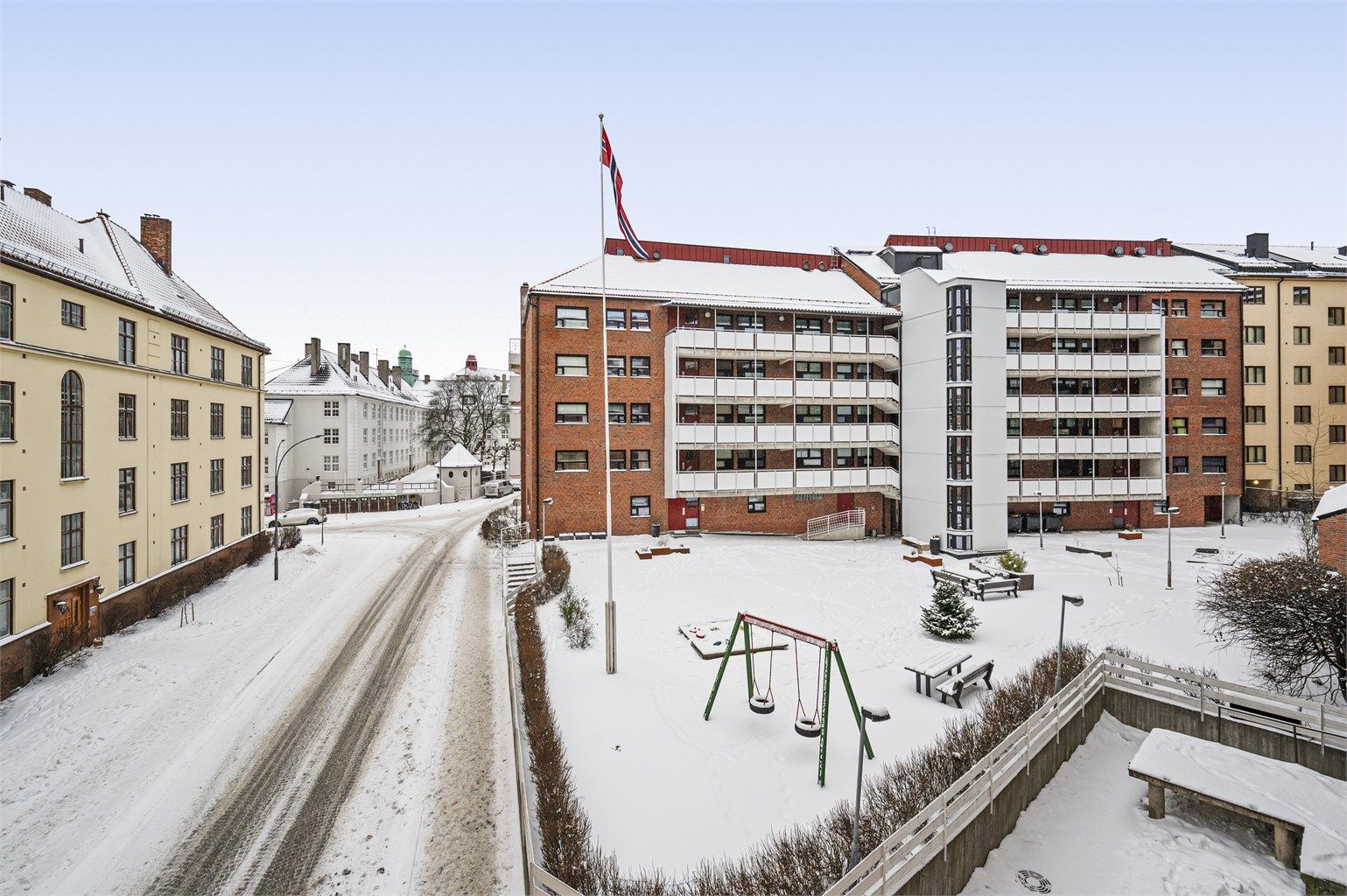 Sameiet har hyggelige fellesområder som kan benyttes av beboerne.