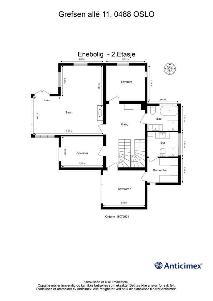 Planskisse 2. etasje