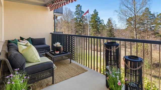 Her er det god plass til en romslig sofagruppe