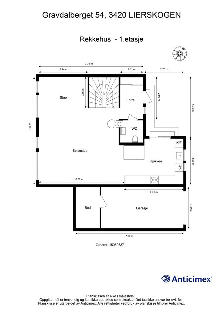 Plantegning - 1.etasje