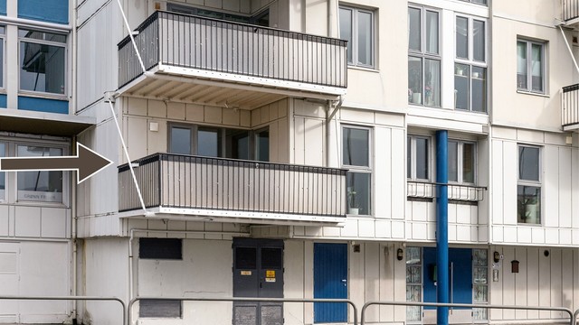 Leiligheten er beliggende 2. etasje