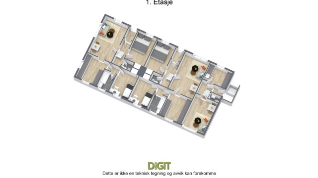 Hadelandsveien 1062-1068 - 3D - 1