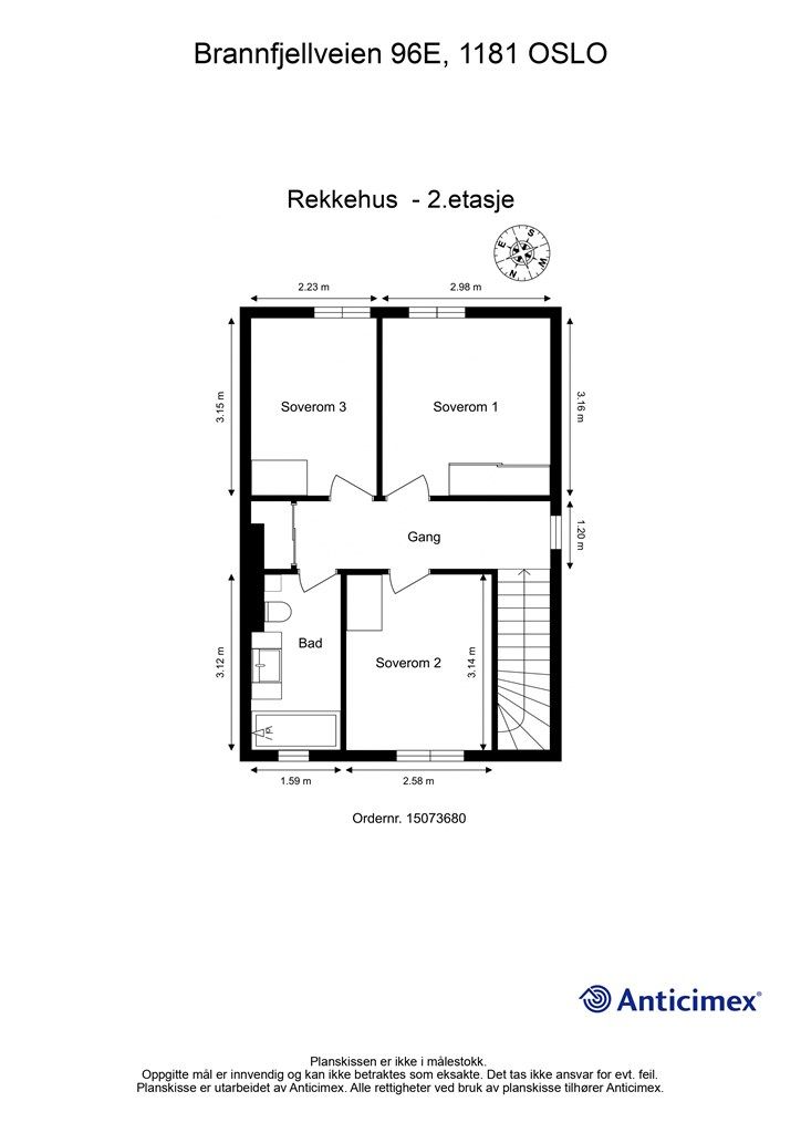 Plantegning 2. etasje.