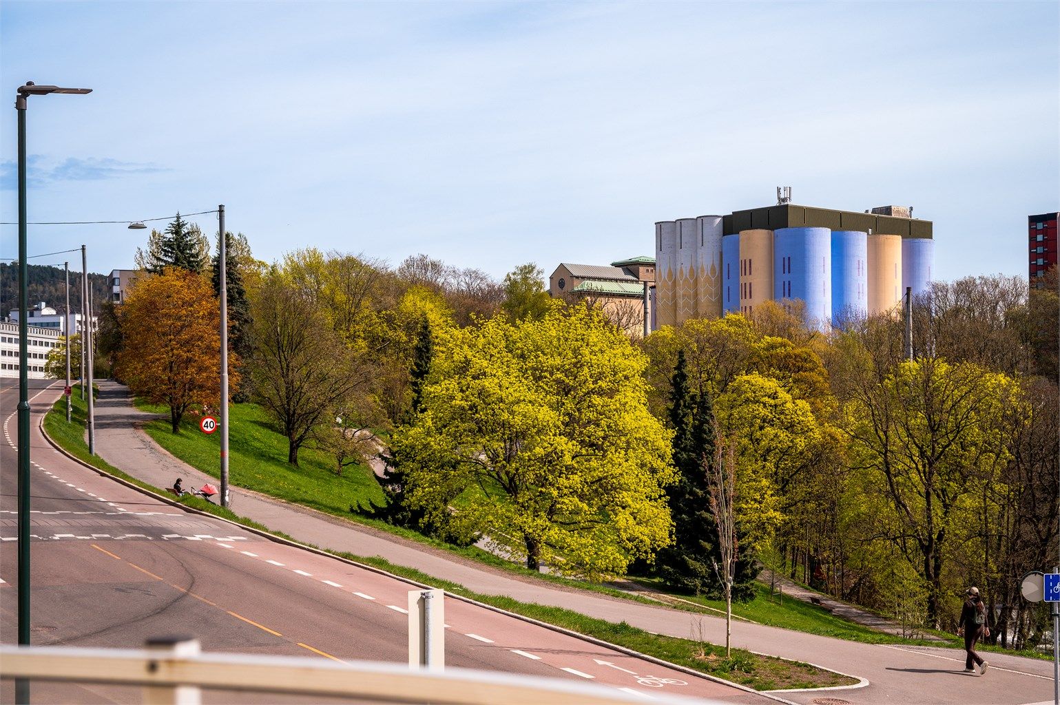 Pent utsyn mot Akerselva