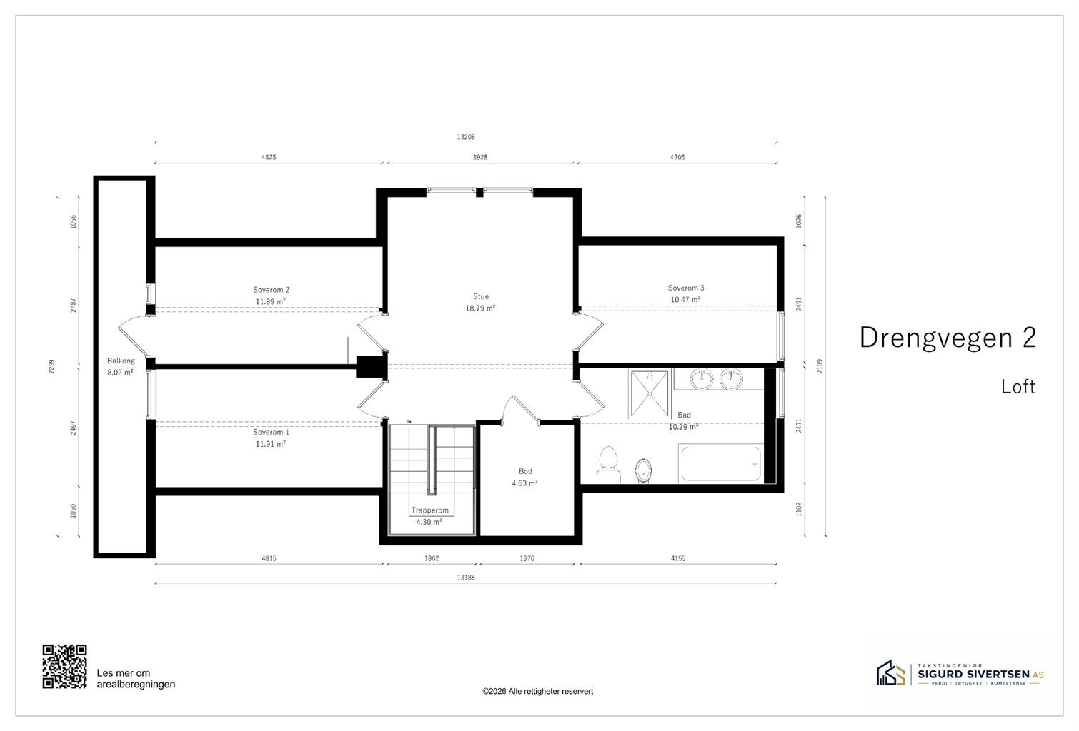 Plantegning loft