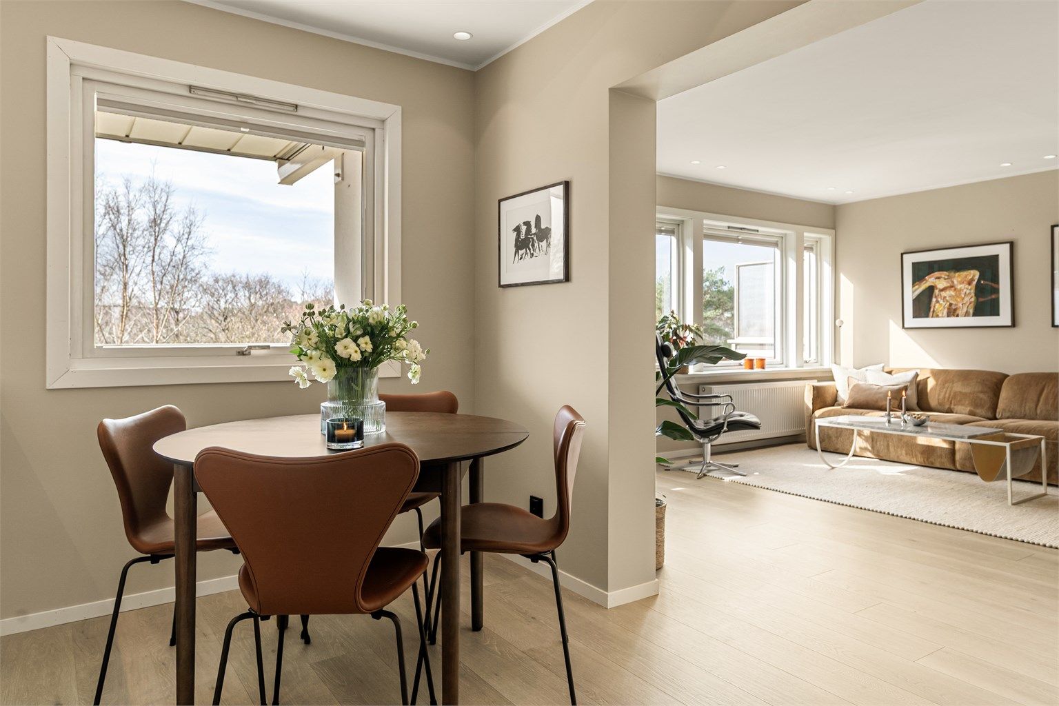 - Her kan middagen nytes -