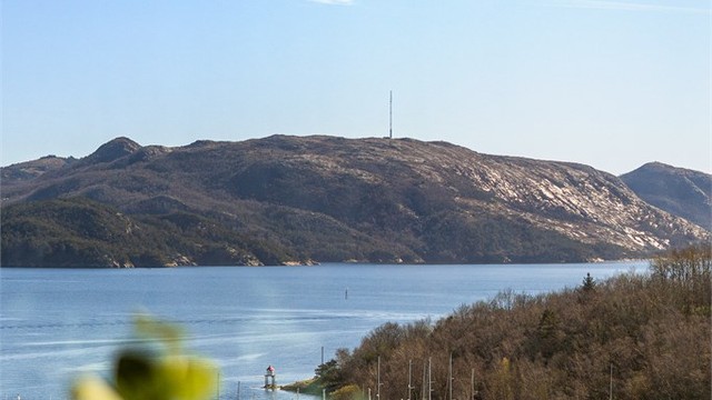 Her kan man senke roen og nyte fjord, fjell og det maritime livet utenfor.