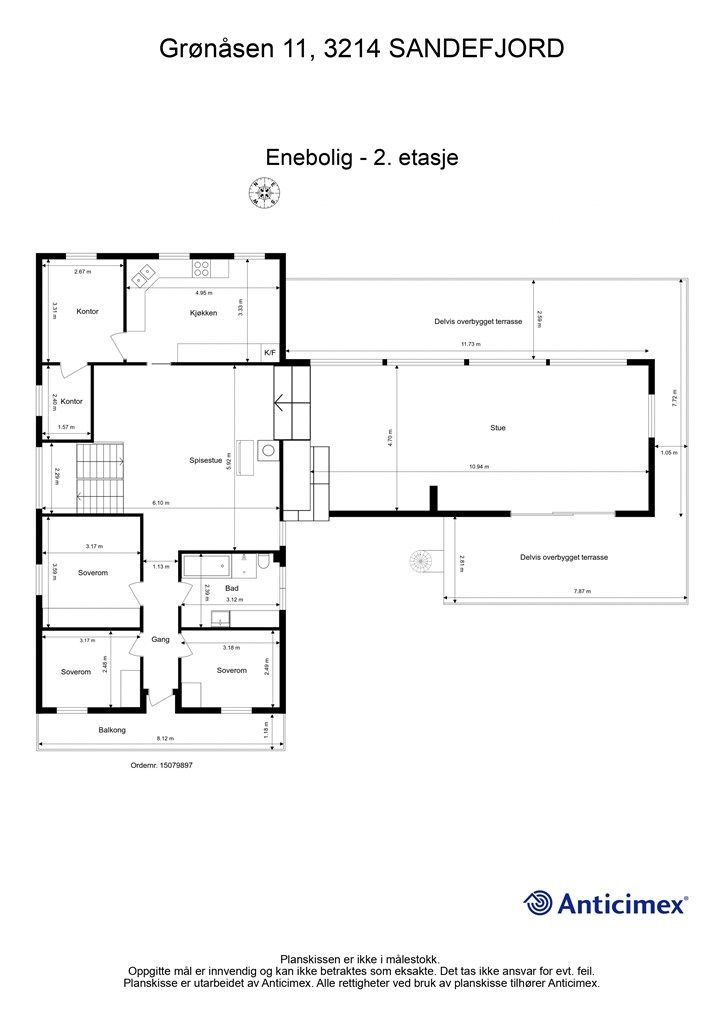Plantegning 2.etasje