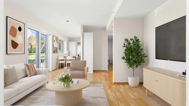 Eiendomsmegler Krogsveen avd. Årnes har gleden av å presentere Silovegen 20! Bildet er digitalt stylet.