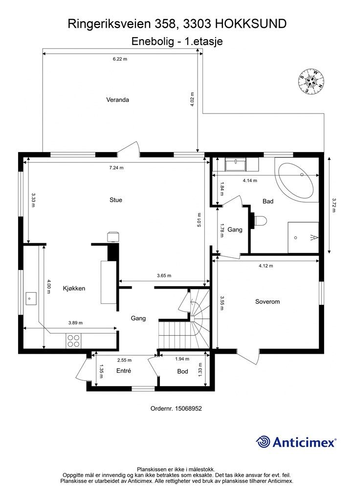 Plantegning 1. etasje