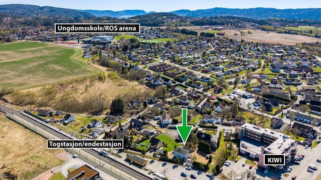 Beliggende meget sentral til på Spikkestad