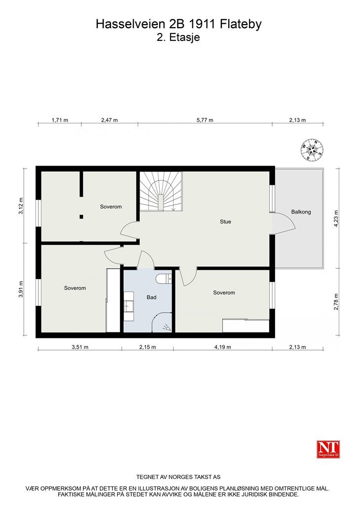 Plantegning - 2. Etasje