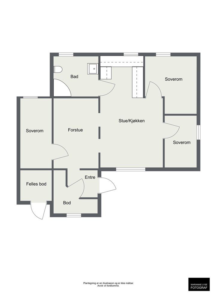 Plantegning - Sokkeletasje