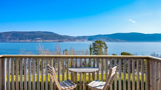 Veranda med fantastisk utsikt