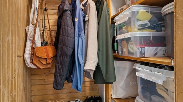 God lagringskapasitet i originalt kott i entré