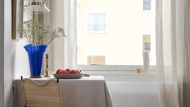 I og med at boligen er gjennomgående, får du svært gode lysforhold på kjøkkenet med eget vindu