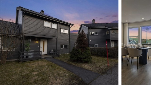 Emir Mekic v/Krogsveen presenterer Prost Petersens vei 3! Foto: MarikaFoto