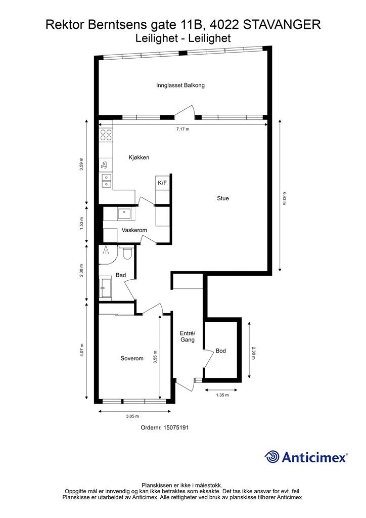 Plantegning 1. etasje