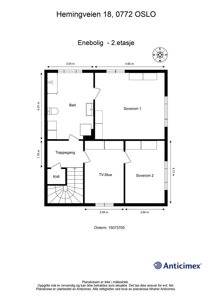 Plantegning 2.etasje