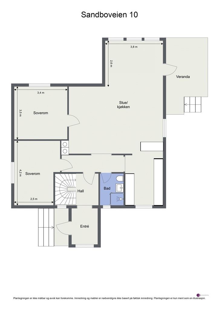 Plantegning - 1. etasje