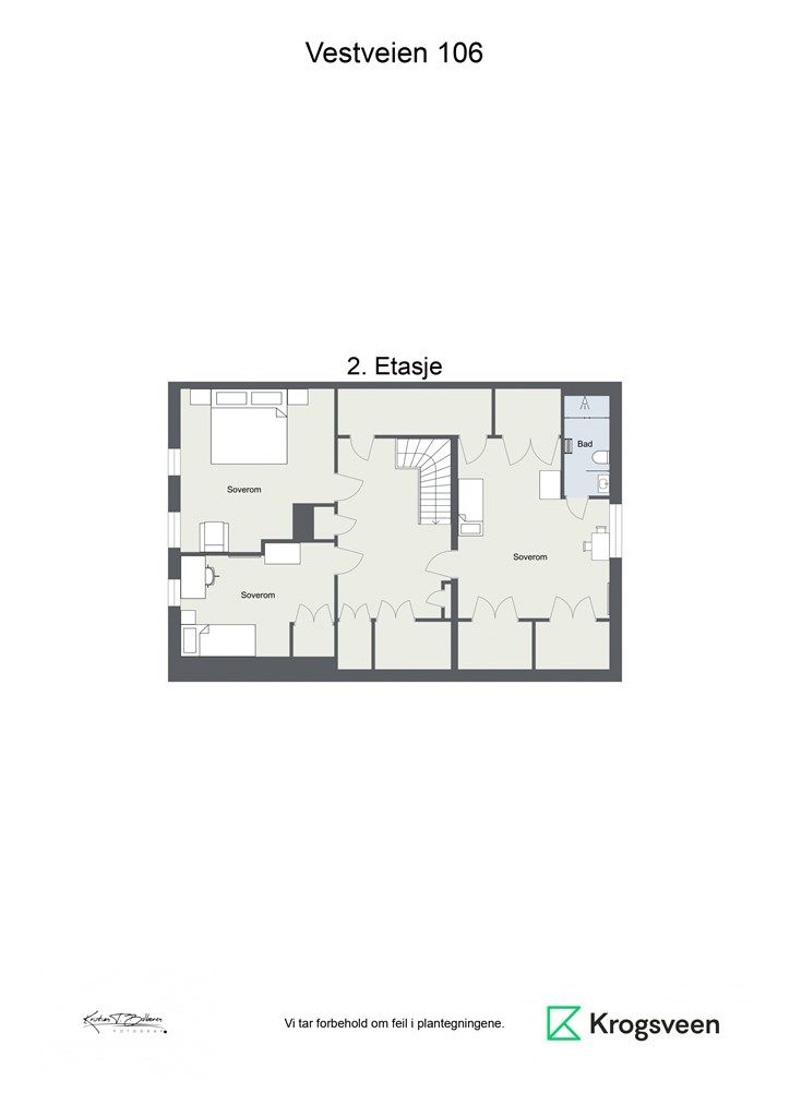 Plantegning- 2. etasje